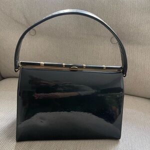 Vintage Patent Leather Handbag